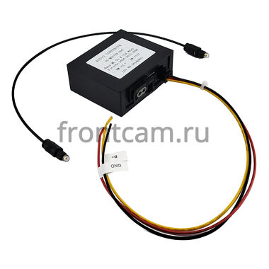 Canbox A75 адаптер оптики в Mercedes-Benz ML w164, GL x164 / Porsche (can TD TD-MOST25-01 + Optical MOST AMP, Bose, Harman)