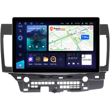Mitsubishi Lancer 10 2007-2017 (для авто без Rockford) Teyes CC3 2K 360 6/128-1021 13 дюймов на Android 10 (4G-SIM, DSP, QLed)