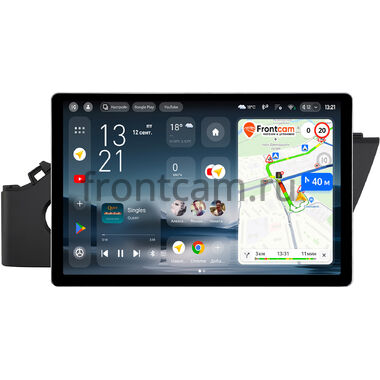 Solaris KRX, KRS 2024-2026 (матовая гладкая) Teyes CC4 Pro 2K 8/128-9-1050 13 дюймов на Android 13 (4G-SIM, DSP, QLed)
