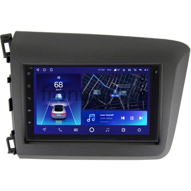 Honda Civic 9 4D 2011-2015 (левый руль, седан) Teyes CC2 PLUS 4/32 7 дюймов RP-HDCV6-250 на Android 10 (4G-SIM, DSP)