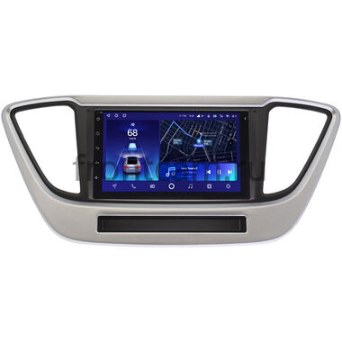 Hyundai Solaris 2 (2017-2024) (для авто без экрана) Teyes CC2 PLUS 4/64 7 дюймов RP-HDLSLc-33 на Android 10 (4G-SIM, DSP)