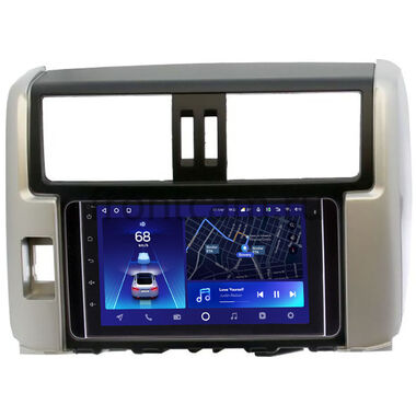 Toyota LC Prado 150 2009-2013 (серебро) Teyes CC2 PLUS 4/32 7 дюймов RP-TYLP15X-236 Android 10 (4G-SIM, DSP)