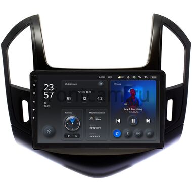 Chevrolet Cruze (2012-2016) (черный глянец) Teyes X1 WIFI 9 дюймов 2/32 RM-9-425 на Android 8.1 (DSP, IPS, AHD)