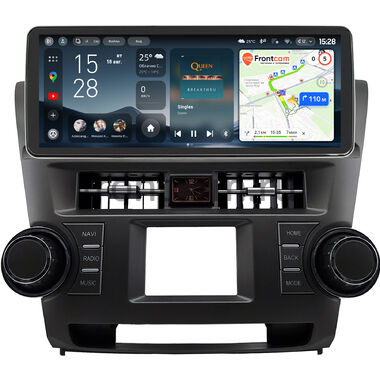 Toyota Highlander 2 (U40) 2007-2013 (Вид 2, с часами) Teyes CC4 12.3 8/128 RM-0531 на Android 14 (4G-SIM, DSP, QLed)