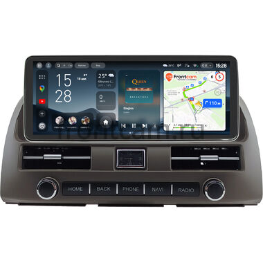 Toyota Camry XV30 2001-2006 (бежевая, с часами) Teyes CC4 Pro 12.3 8/128 Split System RM-0818 на Android 13 (4G-SIM, DSP, QLed)