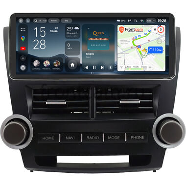 Toyota Highlander 2 (U40) 2007-2013 Teyes CC4 Pro 12.3 8/128 Split System RM-0855 на Android 13 (4G-SIM, DSP, QLed)