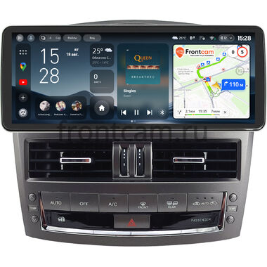 Lexus IS 2 2005-2008 (любая комплектация), IS 2 2008-2013 (для авто без NAVI) (Тип A) Teyes CC4 12.3 8/128 RM-0884 на Android 14 (4G-SIM, DSP, QLed)