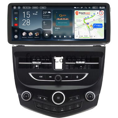 Honda Accord 7 2002-2008 Teyes CC4 12.3 6/64 RM-1415 на Android 14 (4G-SIM, DSP, QLed)