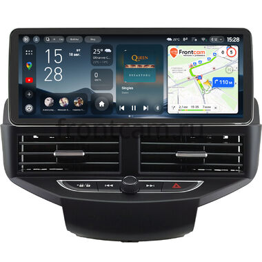 Ford Fiesta (Mk6) 2008-2019 (черная) Teyes CC4 12.3 6/64 RM-1539 на Android 14 (4G-SIM, DSP, QLed)