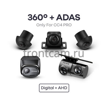 Комплект камер кругового обзора 3D 360 AHD 1080P с видеорегистратором для магнитол Teyes CC4 Pro (4 камеры)