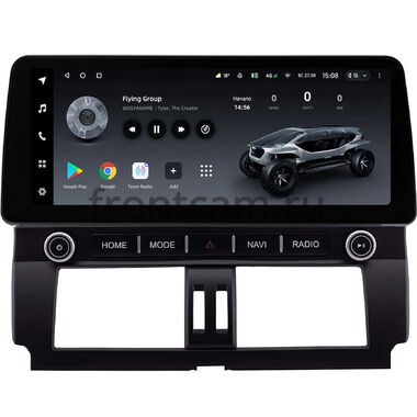 Toyota Land Cruiser Prado 150 2013-2017 (Тип 2) 12.3 дюйма Teyes LUX ONE 4/32 RM-0074 на Android 10 (4G-SIM, 4/32, DSP, QLed) BMW Style