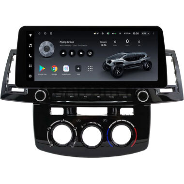 Toyota Fortuner, Hilux 7 2004-2015 (с кондиционером или климат-контролем) 12.3 дюйма Teyes LUX ONE 6/128 RM-0396 на Android 10 (4G-SIM, 6/128, DSP, QLed) BMW Style