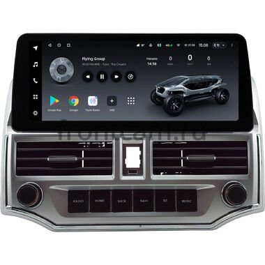 Toyota 4Runner 5 2009-2024 12.3 дюйма Teyes LUX ONE 4/32 RM-0523 на Android 10 (4G-SIM, 4/32, DSP, QLed) BMW Style