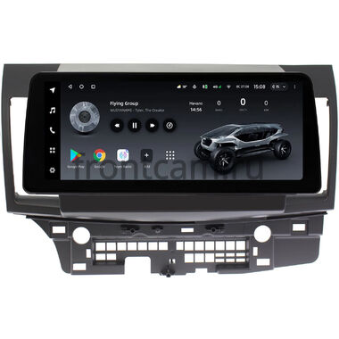 Mitsubishi Lancer 10 2007-2017 (для авто без Rockford) 12.3 дюйма Teyes LUX ONE 6/128 RM-1021 на Android 10 (4G-SIM, 6/128, DSP, QLed) BMW Style