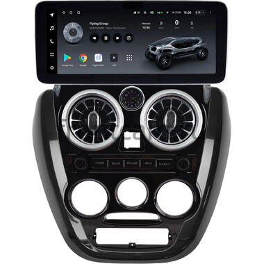 Lada Granta, Granta Sport 2011-2018, ВИС 2349 2013-2017 (черная, глянцевая) 12.3 дюйма Teyes LUX ONE 360 6/128 RM-0771 на Android 10 (4G-SIM, 6/128, DSP, QLed) Mercedes Style