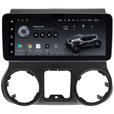 Jeep Wrangler 3 (JK) 2014-2018 12.3 дюйма Teyes LUX ONE (Round Corner) 6/128 RM-1295 на Android 10 (4G-SIM, 6/128, DSP, QLed) Mercedes Style