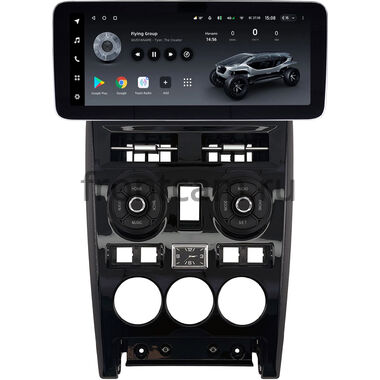 Lada Priora 2007-2013 (черная, глянцевая) 12.3 дюйма Teyes LUX ONE 360 6/128 RM-1632 на Android 10 (4G-SIM, 6/128, DSP, QLed) Mercedes Style