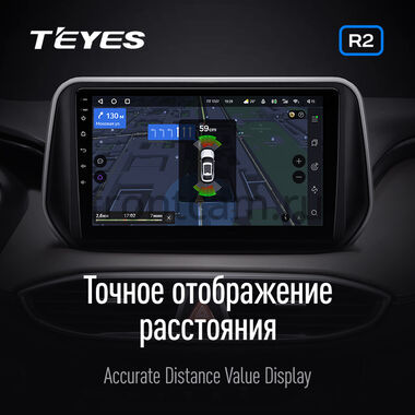 Парковочная система Teyes Front and Rear Parking Sensors (восемь датчиков, 18мм)