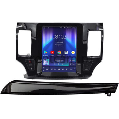 Mitsubishi Lancer 10 2007-2017 (глянцевая) Teyes TPRO 2 DS (Tesla style) 9.7 дюймов 4/64 RM-1312-184 на Android 10 (4G-SIM, DSP, QLed)