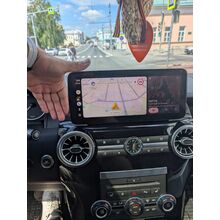 Рамка RM-0699 под магнитолу 12.3 дюйма для Land Rover Discovery 4 2009-2016 (для авто с кнопкой INFO)