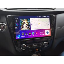 Рамка RM-1009/1010 под магнитолу 10 дюймов для Nissan Qashqai 2, X-Trail (T32) 2013-2022 (авто с климат-контролем)