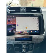 Рамка RM-10-0307/10-0308 под магнитолу 10 дюймов для Toyota Land Cruiser Prado 150 2017-2024 (бронзовая)