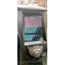 Рамка RM-1312-105 DS (Tesla style) 9.7 дюймов для Hyundai Grandeur 5, Azera 2 2011-2016 (черная)