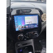 Рамка RM-9-161 под магнитолу 9 дюймов для Renault Kaptur 2016-2022
