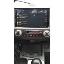 Рамка RM-9-1061 под магнитолу 9 дюймов для Honda Civic 8 4D 2005-2012 (левый руль, седан)
