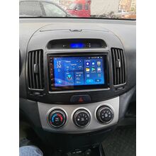 Hyundai Elantra IV (HD) 2006-2011 (черная) Рамка RP-HDHD-30