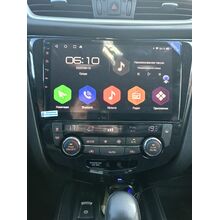 Рамка RM-1009/1010 под магнитолу 10 дюймов для Nissan Qashqai 2, X-Trail (T32) 2013-2022 (авто с климат-контролем)
