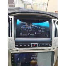 Рамка RM-9-0541 под магнитолу 9 дюймов для Toyota Harrier 2 (XU30) 2003-2013 (для авто без усилителя)