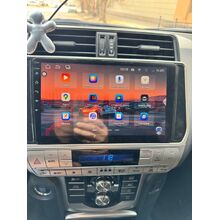 Рамка RM-10-0307/10-0308 под магнитолу 10 дюймов для Toyota Land Cruiser Prado 150 2017-2024 (бронзовая)