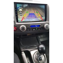 Рамка RM-9-1061 под магнитолу 9 дюймов для Honda Civic 8 4D 2005-2012 (левый руль, седан)