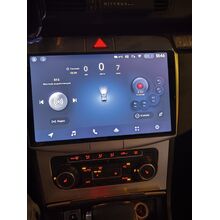 Рамка RM-10-047 под магнитолу 10 дюймов для Volkswagen Passat B6 2005-2010, B7 2011-2015, CC 2008-2017