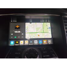 Рамка RM-9-1721 под магнитолу 9 дюймов для Infiniti FX35, FX37, FX30d, FX50 (S51) 2008-2013, QX70 (S51) 2013-2017 (Тип B, для авто с сенсорным экраном)