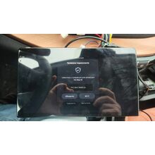 Рамка RM-9-1924 под магнитолу 9 дюймов для Lada Vesta (NG) 2022-2026, Aura 2024-2026 (черный глянец)