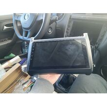 Рамка RM-9091 под магнитолу 9 дюймов для Volkswagen Polo 5 2009-2020 (матовая)