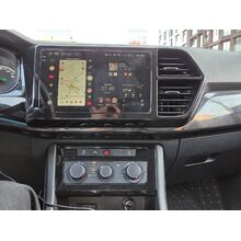 Рамка RM-10-0760 под магнитолу 10 дюймов для Jetta VS7, VS5 2019-2026 / Volkswagen Jetta 7 2018-2024, Sagitar 2019-2021