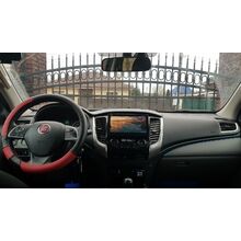 Рамка RM-9155 под магнитолу 9 дюймов для Mitsubishi Pajero Sport 3, Montero Sport 3 2015-2019 (для авто с АКПП)