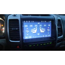 Рамка RM-9-0252 под магнитолу 9 дюймов для Toyota Land Cruiser Prado 120 / Lexus GX 470 2002-2009 (для авто с монитором, тип 2)