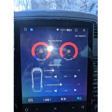 2 DIN Canbox H-Line 5613 (Tesla style) 9.7 дюймов 6/128 на Android 10 (4G-SIM, DSP, QLed)